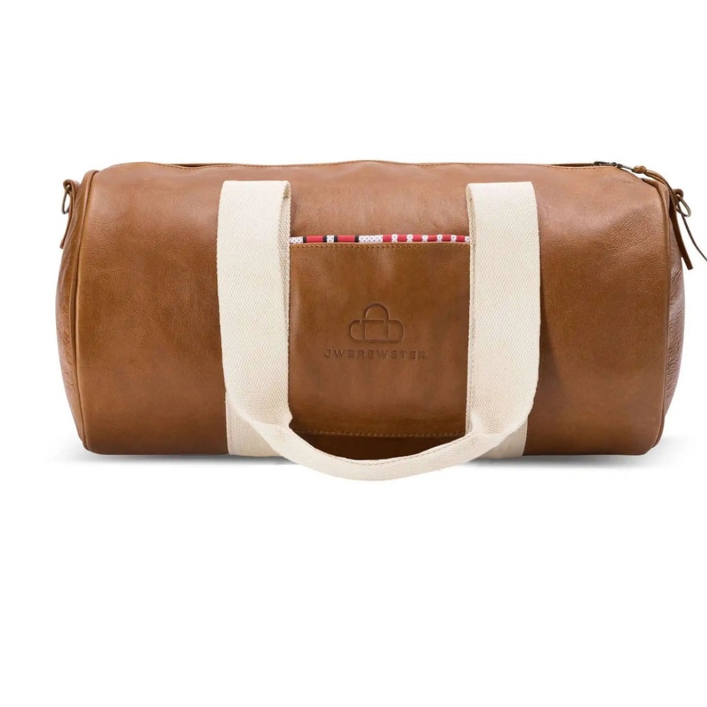JW Brewster weekender classic leather bag